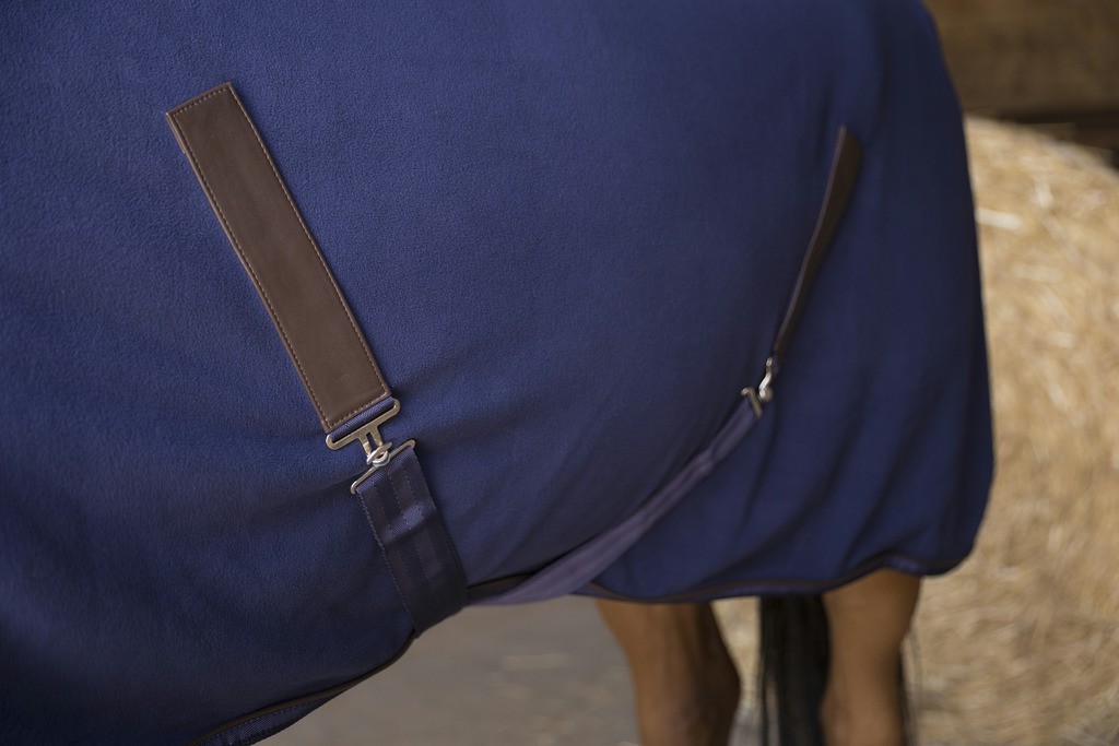 Manta polar Equi-Theme Teddy Azul marino