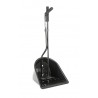 Recogedor con rastrillo Shires - Negro
