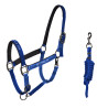 Cabezadas Equestro x FISE acolchadas y ajustables - Azul de Savoie