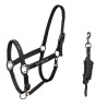 Cabezadas Equestro x FISE acolchadas y ajustables - Negro