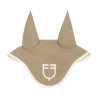 Capucha Equestro acolchada Wave en tejido técnico - Oxford bronceado / blanco antiguo