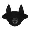 Bonete Equestro de tejido técnico con logotipo de strass - Negro / negro