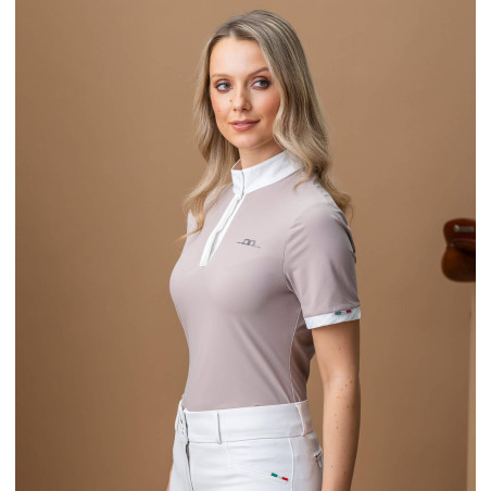 Polo de concurso de manga corta para mujer Horseware AA Mira