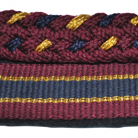 Conjunto de cabezada de nailon/lurex + ramal Canter