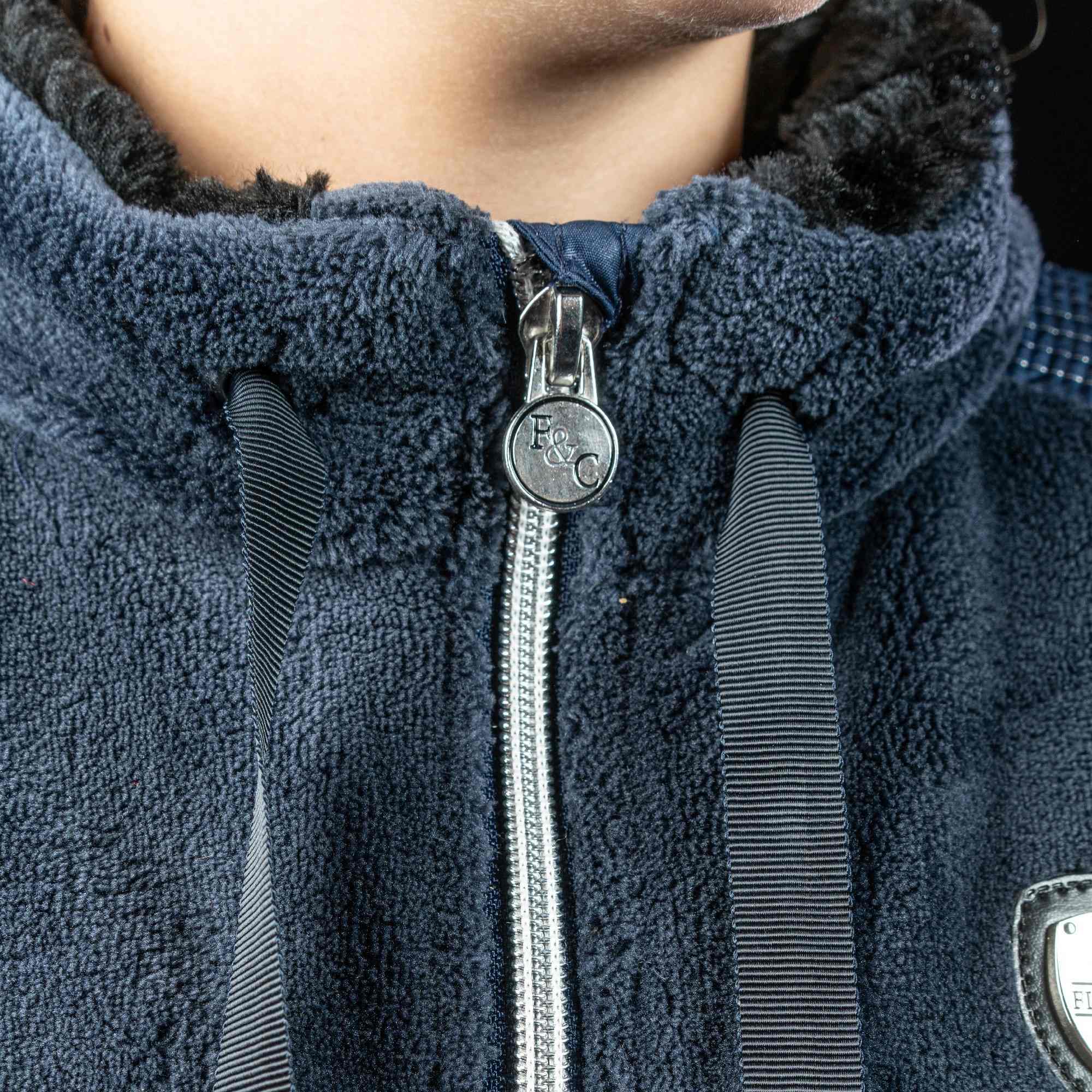 Chaqueta polar Kahari Flags & Cup niños Azul marino