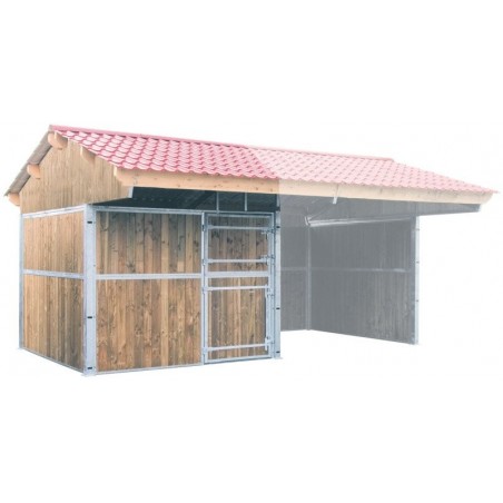 Extensión refugio de prado a 2 aguas La Gee