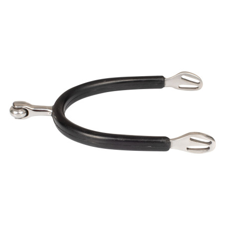 Espuelas de inox con bola recubiertas de goma