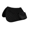 Sudadera de montar de algodón para trekking con bolsillos - Negro