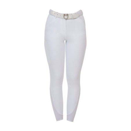 Pantalón slim fit mujer Equestro Ridertechnology costuras termoselladas