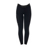 Pantalón slim fit mujer Equestro Ridertechnology costuras termoselladas - Negro