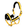 Cabezada de polipropileno con acolchado de borreguillo sintético - Amarillo