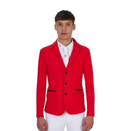 Chaqueta de concurso para hombre Equestro Ridertechnology con costuras termoselladas