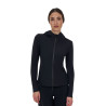Sudadera técnica mujer Equestro Ridertechnology con capucha - Negro