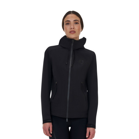 Chaqueta softshell mujer Equestro Ridertechnology impermeable con cremallera