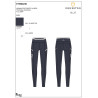 Leggings de mujer con decoraciones perforadas - Americana marina