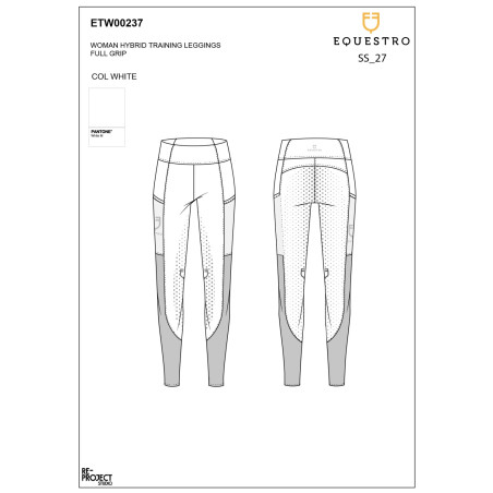 Leggings de mujer full grip con inserciones perforadas