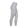 Leggings de mujer full grip con inserciones perforadas - Niebla del puerto