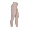 Leggings de mujer full grip con inserciones perforadas - Oxford tostado