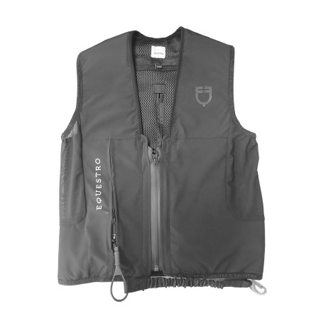 Chaleco airbag compatible con protección dorsal