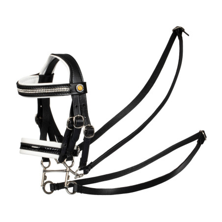 Brida para caballo de juguete con acolchado blanco Rock Sheet