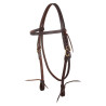Testera western con frontalera lisa - Engrasado