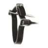 Lacetines espuelas de goma - Negro
