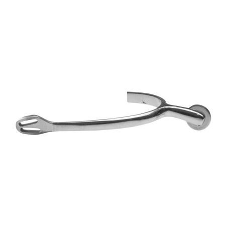 Espuelas inox con ruedecilla lisa