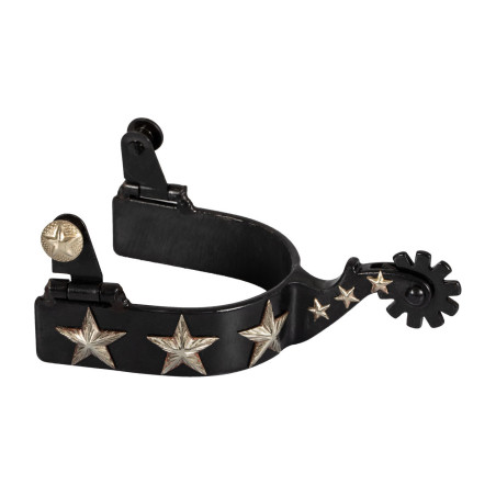 Espuelas Western bruñidas 6 estrellas