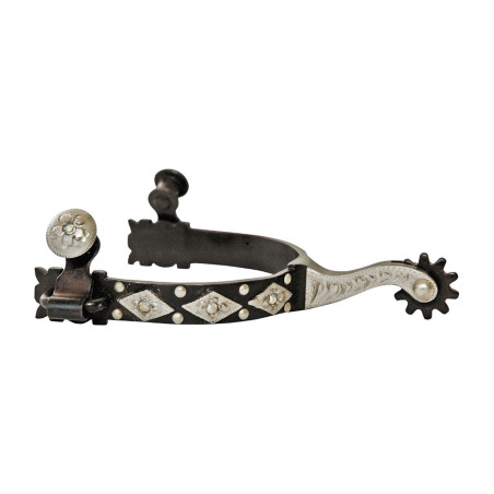 Espuelas Western bruñidas con strass