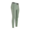 Legging de equitación Euro-Star Impress FullGrip para niños - Celadón oscuro