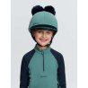 Gorro con doble pompón Mini LeMieux - Marino / aloe