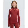 Ropa interior de malla Mia LeMieux Young Rider de manga larga - Russet
