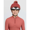 Gorro con pompón LeMieux desmontable Clásico - Russet