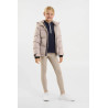 Chaleco acolchado Young Rider Dina - Topo desierto