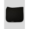 Mantilla de doma White Fair con cristales color metal ahumado Montar - Negro
