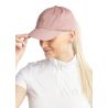 Gorra de algodón MoBea con bordado de logo tono sobre tono Blush Montar - Colorete