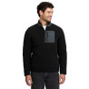 Sudadera polar con cremallera media para hombre LeMieux - Negro