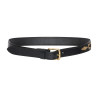 Cinturón HV Polo Chaya con cuentas para mujer - Negro / dorado