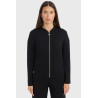 Sudadera con cremallera de punto Harcour Amelie - Negro