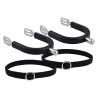 Espuelas Imperial Riding Basic 15 mm con revestimiento de silicona - Plata