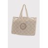 Bolso tote casual Harcour Bertille - Crema