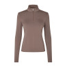 Polo de concurso Angelina Kingsland para mujer - Marrón hierro