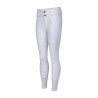 Pantalón de equitación Optima Gx joven jinete Shires Aubrion - Blanco