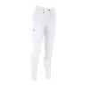 Pikeur New Lugana Duragrip 0906 Tiro medio mujer - Blanco