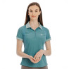 Polo Tech Horseware mujer - Verde enebro