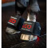 Mini vendas de terapia con luz roja LED Horseware Lote de 4 - Negro / negro