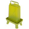 Bebedero de plástico con patas - Verde