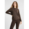 Jersey funcional Kareina para mujer - Café turco