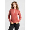 Camiseta de entrenamiento Soraya para mujer Horze - Cedro polvoriento