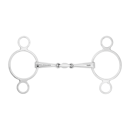 Embocadura con 3 anillas doble articulación